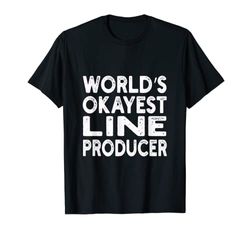 T-shirt Produttore Linea Okayest al Mondo | Linea Producer Tee Maglietta