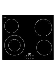 Beko Plaque vitrocéramique HIC64402E 4 zones, 6700 W, céramique, noire