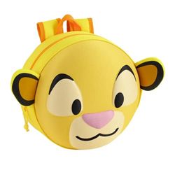 3D-rugzak, rond, Simba, 310 x 100 x 310 mm, beige, One size