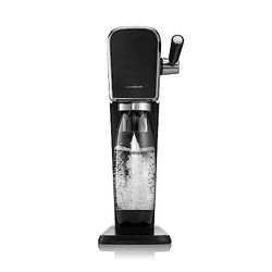 Sodastream Art Black, bruiswatertoestel, voor de omzetting van water in spatwater, inclusief CO2-cilinder, 1 liter fles, 1 fles à 0,5 l, 18,4 x 29,7 x 44,4 cm