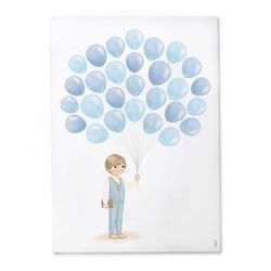 Mopec X9510 Planche de signatures pour enfant communion gilet et bible 29,5 x 42 cm
