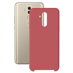 KSIX smart your tech Case for Huawei Mate 20 Lite, Semi-Rigid, Red