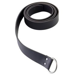 KOGOGO Cinturón de cuero de caballero medieval para hombre, accesorio de recreación, Negro, M