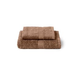 Caleffi Set Asciugamani Bagno Viso e Bidet in Cotone, Asciugamani Resistente a Lavaggi, Include 1 Asciugamano Viso 55x100 cm e 1 Asciugamano Bidet Ospite 40x60 cm, Asciugamani Caleffi 2 Pezzi