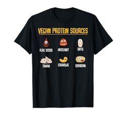 Vegan Veganism Vegetable - Organic Food Vegan Protein T-Shirt