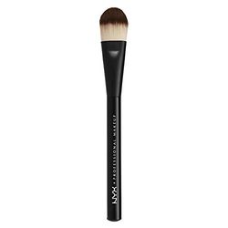 NYX PROFESSIONAL MAKEUP pincel para maquilhagem fluída Pro Flat Brush 7 de fibra