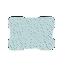 Bonamaison, Digital Printed Mouse Pad, Non-Slip Base, for Office and Home, Size: 22 x 18 cm