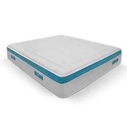 Duérmete Online Matelas viscoélastique à mémoire de Forme SANEX antibactérien | Grand Confort et hygiène | Hauteur 28 cm, Gel, 160 x 180 cm