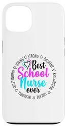 Best School Nurse Ever Appreciation Case for iPhone 13