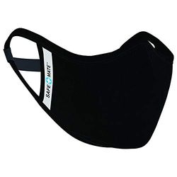 CASE-MATE Safe+Mate x Mascarilla facial lavable y reutilizable, color negro - 1 mascarilla