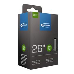 Schwalbe STU038X Xtra ljus innerslang - svart, 26 x 1,50/2,10 tum