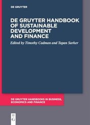 De Gruyter Handbook of Sustainable Development and Finance