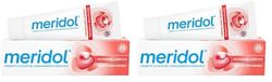 meridol® Dentifricio Protezione Completa Gengive e Denti Sensibili 75ml| Combatte le cause di sanguinamento e infiammazione gengivale*|Clinicamente provato I Protezione antibatterica duratura*