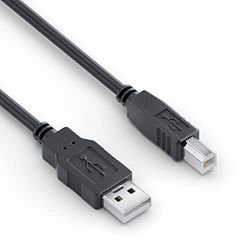 sonero® cavo USB 2.0, cavo di connessione, cavo stampante, spina A a spina B, 480 Mbit/s, nero, 0,50 m