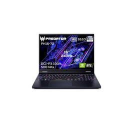 ACER Przenośny Predator Helios 16 PH16-72-98Q2 Intel Core i9-14900HX 32GB DDRS5 1ToSSD NVIDIA GeForce RTX4070 16'' WQXGA IPS 240Hz (Mate) Bez OS
