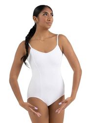 Capezio Classic Double Strap Camisole Leotard Mujer, Blanco, L 126