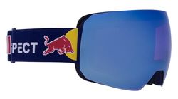 Red Bull Spect Eyewear män CHUTE-04 skidglasögon blå/ljusblå snö, lila med ljusblå spegel, L
