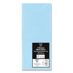Wrap & Roll - Blue Tissue Paper - Gift Wrap, Acid Free Tissue Paper, Gift Wrapping Accessories, Birthday Accessories - 6 Vibrant Wrap Sheets - 50 X 70cm
