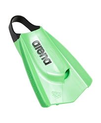arena Powerfin Pro II Aletas de Entrenamiento para Piscina, Aletas de Natación para Adultos, Aletas 100% Silicona, Cómodas Aletas Cortas para Piscina 44/45