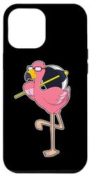 iPhone 14 Pro Max Flamingo Umbrella Case