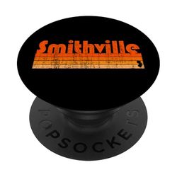 Estilo retro de los 80 en Smithville, Nueva Jersey PopSockets PopGrip Adhesivo