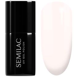 SEMILAC Gel Nail Polish 155 Ivory Cream - Full Coverage Gel Polish - Soak Off Easy To Use LED/UV Nail Lamp - Long Lasting Manicure and Pedicure up to 3 weeks