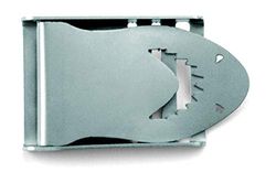 Best Divers FI0105, Fibbia Inox Squalo, Argento