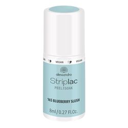 alessandro Striplac Peel or Soak – Vegan – BLUBERRY SLUSH – Smalto LED blu pastello – per unghie perfette in 15 minuti, 8 ml