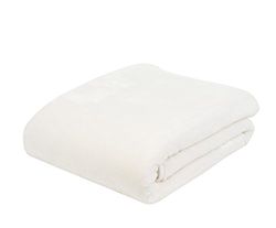 Gözze - Premium woon- en knuffeldeken, kasjmier-gevoel, 500 g/m², 220 x 240 cm - wolwit