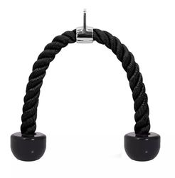 Trekkoord voor triceps, biceps, schouders, kabeltraining, fitnessstudio, triceps, touwen, trainingsgordel