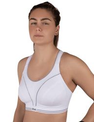 Champion SA S5044 Ultimate Run Bra Reggiseno Sportivo, Bianco, 3D Donna