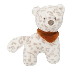 Grzechotka śnieżna Boris i Jungo, 20 cm, biała