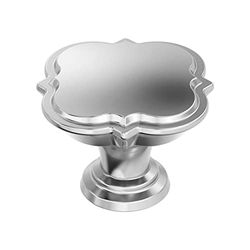 Amerock Pomello per armadietto, cromato lucido, diametro 44 mm, per cassetti, Grace Revitalize | Hardware per cucina e bagno | Hardware per mobili