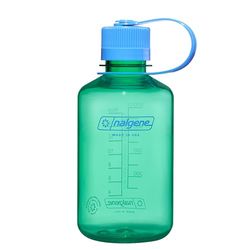 Nalgene Waterfles - Lichtgewicht Sustain Tritan BPA-vrije onbreekbare fles voor backpacken, wandelen, sportschool, 16 oz, smalle mond, pastelgroen