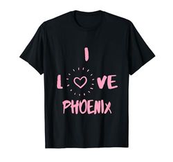 I Love Phoenix I Heart Phoenix divertente regalo Phoenix Maglietta