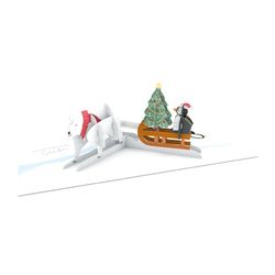 Graphic Workshop, Pretty Pop-Up Card, Three-Dimensional, Christmas, Winter Greetings