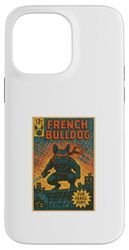 French Bulldog Ninja Comic Book Cover Style Cool Frenchie Case for iPhone 14 Pro Max
