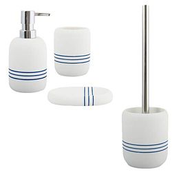 MSV PK941 Collezione di Articoli da Bagno Design Pacco, Bianco