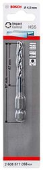 Bosch Accessories Forets hélicoïdaux Impact Control HSS (pour métal, 4,5 x 47 x 87 mm, Accessoires pour perceuse à percussion)