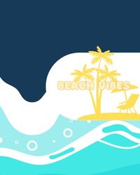 Beach Vibes Notebook