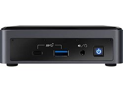 Intel NUC BXNUC10I7FNK2 PC/estación de Trabajo Barebone i7-10710U 1,1 GHz UCFF Negro BGA 1528