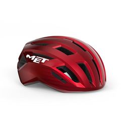 MET Unisex vuxen vinci MIPS hjälm, röd metallic, S/52–56 cm