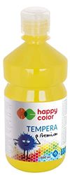 Happy Color Pittura a tempera premium per bambini, 1000 ml, giallo limone,