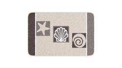 Linea Due AQUATICA Tapis de Bain, Polyacrylique Supersoft, Marron, 60x90 cm