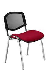 NOWY STYL ISO Mesh Silla de Visita, Rojo, Talla única