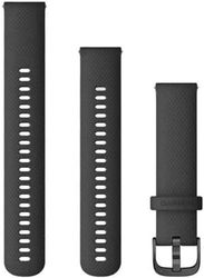 Garmin Pulsera Venu de silicona negra con hebilla de Gunmetal