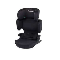 Bebeconfort Road Fix i-Size bältesstol, ISOFIX-bilbarnstol, i-Size-bilbarnstol, från 3,5 år upp till 12 år, 15–36 kg, 100–150 cm, Black Mist