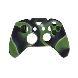 G-MOTIONS Funda para Mando Xbox One – Protección de Silicona para tu Mando Xbox, Evitar ensuciar el Mando y Proporciona una protección Adicional en Caso de Choque (Negro/Verde)