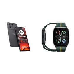 Motorola G15 Gravity Grey 4+128 and Moto watch fit, PANTONE Trekking Green