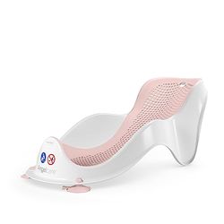 Angelcare Ergonomiczna poduszka łazienkowa do wanny dla niemowląt, jasnoróżowa, przyjemnie miękka powierzchnia do leżenia, możliwość zawieszenia